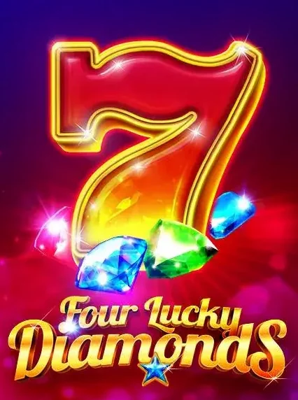 Decorative casino game artwork for Winit: Four Lucky Diamonds