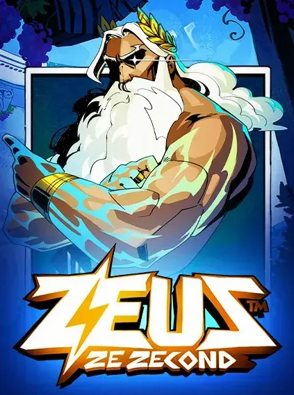 Decorative casino game artwork for Winit: Zeus Ze Zecond